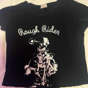 BRANDY MELVILLE “Rough Rider” baby tee